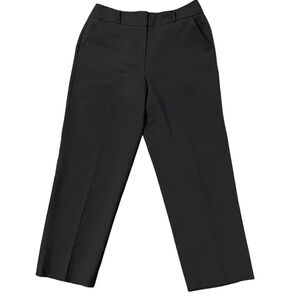 Larry Levine High Waist Trouser Straight Leg Black Sport Pants Women’s 14 Petite